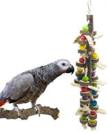 ebaokuup wooden bird chewing block toys for finch, budgie, parakeets, cockatiels, conures, love birds, and amazon parrots logo