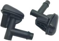 🧼 premium zm auto parts windshield wiper cleaning water spray jet washer nozzle pair - fits 2000-2007 ford taurus mercury sable - oe ref# yf1z17603aaa - set of 2 logo