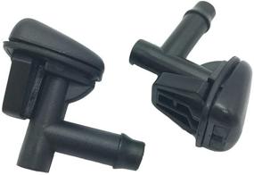 img 4 attached to 🧼 Premium ZM Auto Parts Windshield Wiper Cleaning Water Spray Jet Washer Nozzle PAIR - Fits 2000-2007 Ford Taurus Mercury Sable - OE Ref# YF1Z17603AAA - Set of 2