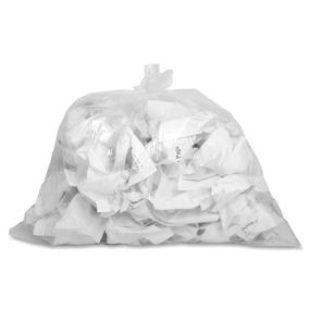 img 2 attached to Genuine Joe GJO01010 Trash Can Liner, 10 Gallon, 24x23x0.60 mil, Clear (500/Box)