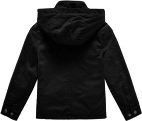 img 3 attached to WenVen Cotton Jackets for 🧥 Girls with Removable Features - Boys' Apparel