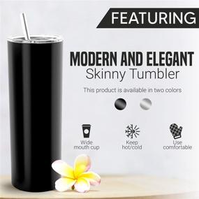 img 1 attached to Tenini Strive Tumbler: The Ultimate Solution for Sparkling Clean Tumblers