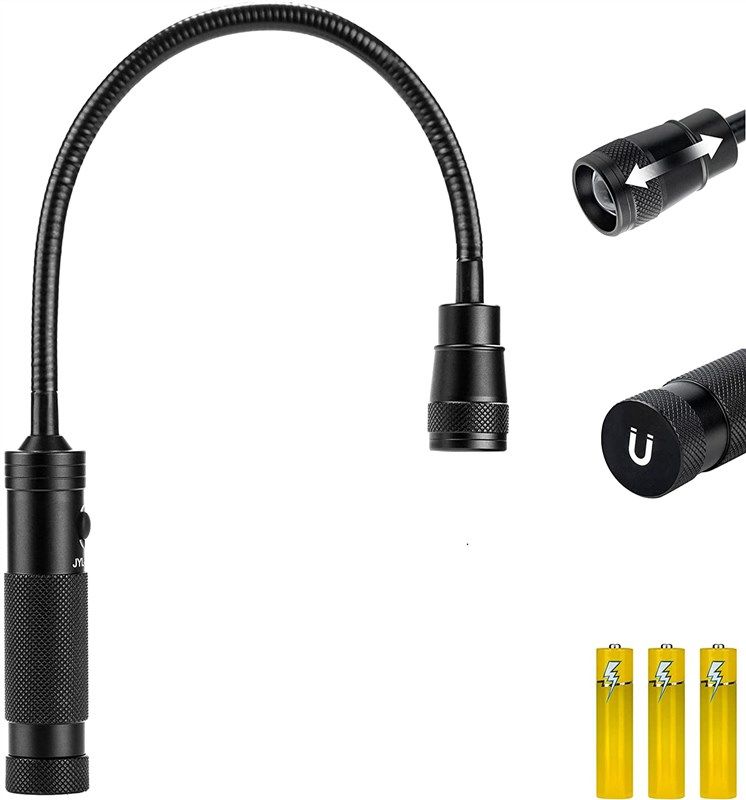 gooseneck flashlight adjustable auto repairing emergency 로고