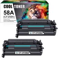 cool toner hp 58a cf258a 58x cf258x compatible toner cartridge replacement for hp pro m404n m404dn mfp m428fdw m428fdn m404dw m428dw m404 m428 m304 printer toner ink - 2 pack, black logo
