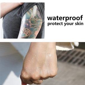 img 3 attached to 🌊 Ultimate Protection for Your Tattoo: Eseige Waterproof Tattoo Aftercare Bandage & Skin Protection Tape - Clear, Durable & Water Resistant - 6in x 2yd (Pack of 1)