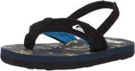 👟 quiksilver unisex-child molokai layback toddler sandal: комфорт и стиль для маленьких ножек логотип