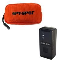 📱 spy spot 4g portable gps tracker and pet dog collar belt pouch case - waterproof orange, real-time gps tracking: stay connected with your pet logo