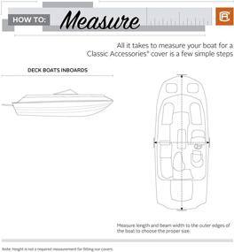 img 3 attached to 🛡️ Ultimate Protection: Classic Accessories DryGuard Heavy Duty Waterproof Boat Cover