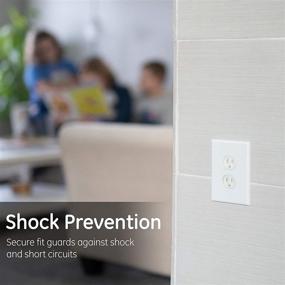 img 1 attached to 🔌 GE Clear Plastic Outlet Covers, 30 Pack, Child Safe, Shock Prevention, Easy to Install, UL Listed - 51175
