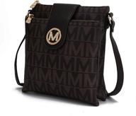 👜 stylish mkf crossbody bags for women - chic cross body strap, messenger purse - premium pu leather handbag, trendy womens fashion pocketbook logo