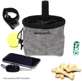 img 1 attached to 🐶 VANANA Dog Treat Pouch Bag: Convenient Snack Holder with Poop Bag Dispenser for Hands-Free Dog Training and Walking