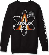 🚀 southpole boys' nasa collection fleece sweatshirt with hoodie and crewneck logo