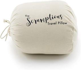 img 2 attached to 🌟 Scrumptious Travel Pillow with Honeydew - Made in USA featuring Cooling Copper Gel Memory Foam – Hypoallergenic & CertiPUR Certified – Adjustable Luxury Travel Companion for Ergonomic Neck & Shoulder Support