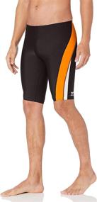 img 4 attached to 🏊 Speedo Men's Swimsuit Jammer Endurance+ Splice Team Colors - Limited Availability