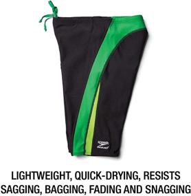 img 1 attached to 🏊 Speedo Men's Swimsuit Jammer Endurance+ Splice Team Colors - Limited Availability