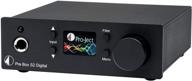 🔊 pro-ject pre box s2 digital - черный: высокопроизводительный аудиоконвертер со стильной черной отделкой. логотип
