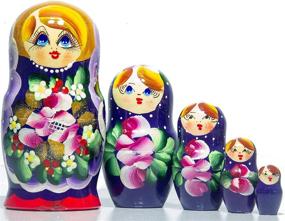img 4 attached to Russian Nesting Doll Traditional Decoration Novelty & Gag Toys