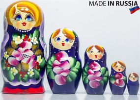 img 1 attached to Russian Nesting Doll Traditional Decoration Novelty & Gag Toys