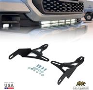 toyota tacoma 2016-2020 compatible lower bumper light bar brackets logo