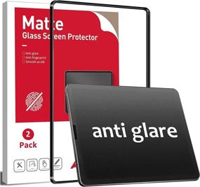 img 4 attached to 📱 ambison 2-Pack Matte Glass Screen Protector for iPad Air 4th Gen 10.9"/iPad Pro 11 (2021/2020/2018) with Install Frame - Anti-Fingerprint, Bubble-Free, No Glare for Drawing, Writing, and Gaming