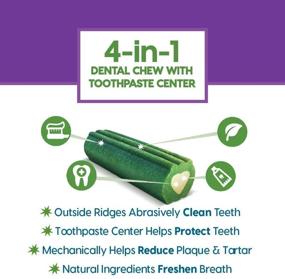 img 2 attached to 🦷 Mini Breeds Dog Dental Chew - NoBrush Toothpaste, 3 oz Bag by Every Day Naturals