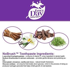 img 1 attached to 🦷 Mini Breeds Dog Dental Chew - NoBrush Toothpaste, 3 oz Bag by Every Day Naturals