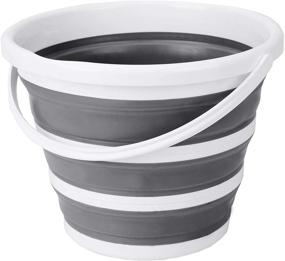 img 4 attached to 🪣 Compact and Versatile: Eurow 10L Collapsible Bucket for Indoor and Outdoor Use