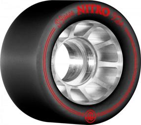 img 1 attached to RollerBones Nitro Wheels 59Mm Black