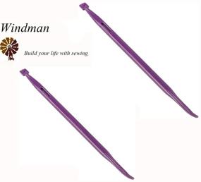 img 2 attached to 🧵 The "Multifunctional Purple Thang Set for Sewing Craft Projects - Windman (2pcs, Purple)