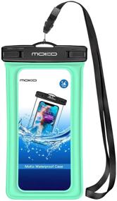 img 4 attached to 📱 MoKo Floating Waterproof Phone Pouch Holder: Securely Protect and Accessorize Your iPhone 13, iPhone 12, iPhone 11 and Samsung S21 in Any Water Adventure!