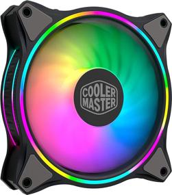 img 3 attached to 🌀 Cooler Master MF120 Halo 3in1 Duo-Ring ARGB LightingFan | 24 Independently LEDS | PWM Static Pressure Fan | Absorbing Pads for Computer Case & Liquid Radiator