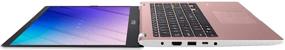 img 2 attached to Ноутбук ASUS E410 Pink 14-дюймовый HD LED Intel Celeron N4020 4 ГБ оперативной памяти 128 ГБ внутренней памяти eMMC Windows 10