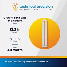 img 1 attached to 💡 Технически точная замена лампы мощностью 40 Вт для Flowtron BF-150 и BK-80D - лампа для уничтожителя насекомых длиной 12 дюймов - 1 штука.