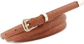 img 1 attached to Cunatiee Womens Belts Leather Buckle