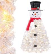 decoway christmas snowman shaped artificial lights logo