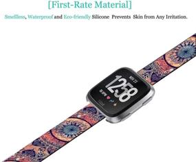 img 2 attached to Versa Bands Silicone Women Compatible Wearable Technology