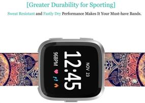 img 1 attached to Versa Bands Silicone Women Compatible Wearable Technology