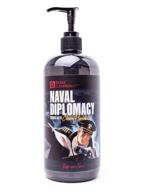 🚢 duke cannon supply co. liquid hand soap - naval diplomacy, 17 fl oz, refreshing blend of fresh water, citrus, and white woods for a clean experience logo