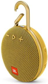 img 4 attached to JBL Clip 3 Portable Bluetooth 🔊 Waterproof Speaker - Renewed Yellow: Unleash Music Anywhere!