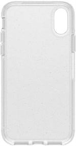 img 1 attached to 📱 OtterBox SYMMETRY CLEAR SERIES Case for iPhone Xs & iPhone X - Retail Packaging - STARDUST Silver Flake/Clear Cover - 1 Count