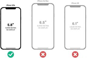 img 3 attached to Чехол OtterBox SYMMETRY CLEAR SERIES для iPhone Xs и iPhone X - Розничная упаковка - Серебристая крошка STARDUST / прозрачный чехол - 1 шт.