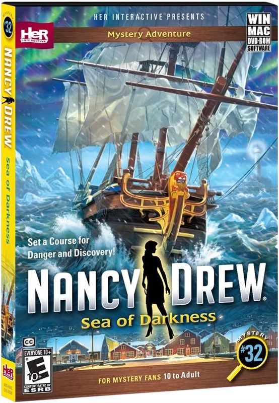 그녀의 대화형 nancy drew darkness 로고