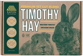 img 4 attached to Eaton Pet & Pasture: Naturally Grown 6LB-Box of Premium First Cut Blend Western Timothy Hay Orchard Blend Small Animal Food – Sustainable, Eco-Friendly, Farmer-Owned