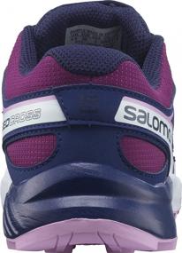 img 2 attached to 👟 Мальчиковая обувь для активного отдыха: беговые кроссовки Salomon Speedcross, вечерняя примула.