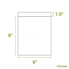 img 3 attached to WiiGreen #1 100 PCS 6X9 Inch Poly Mailers Shipping Envelopes Packaging Bags | Enhanced Durability | Office, Industrial, Postal, and Gift Bags | Self Adhesive | Packaging & Shipping Supplies