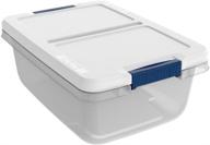 spacious and versatile: hefty storage container set of 8, clear - 15 quart capacity logo