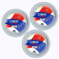 🍽️ dixie ultra heavy duty disposable 8.5" paper plates - medium plate (30 ct) (pack of 3): durable and convenient dining solutions! logo