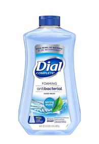 img 4 attached to 🧼 Dial Complete Antibacterial Foaming Hand Soap Refill, Spring Water - 40oz (Pack of 6)