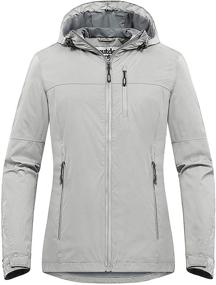 img 4 attached to 🧥 Outdoor Ventures Packable Waterproof Women's Coats, Jackets & Vests featuring Breathable Fabrics