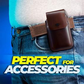 img 1 attached to 👔 BeltBro Titan Buckle Elastic Belt: The Ultimate Men's Accessory for Fashionable Belts